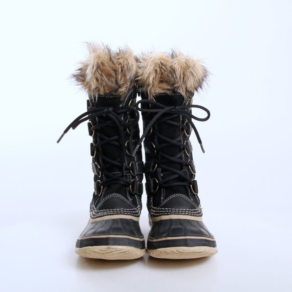 Sorel Joan Of Arctic Winter Tall Boots in Black Women Size 7 - Picture 6 of 14